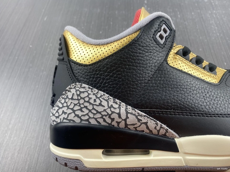 WMNS CK9246-067 Jordan Air Gold 3 Black 0209